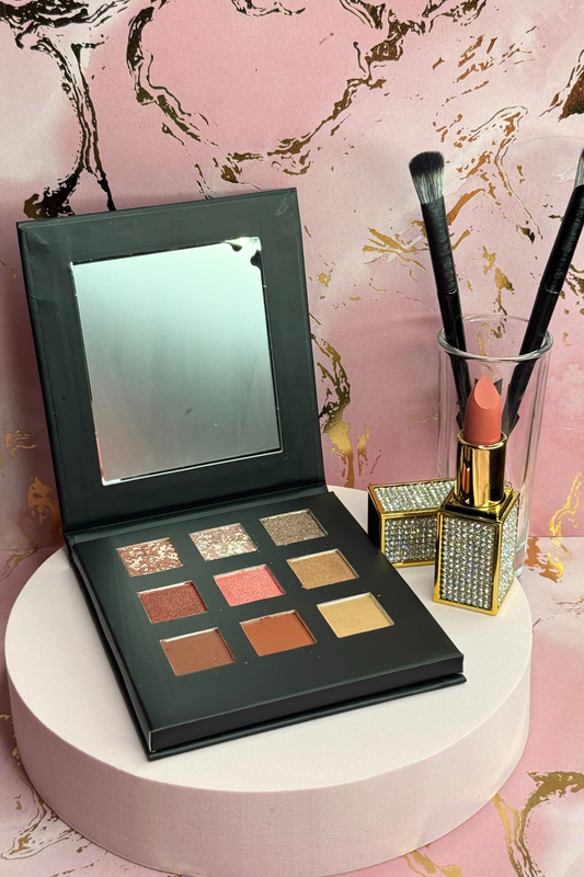 Champagne Toast Eyeshadow Palette w/ "Just Peachy" Lipstick